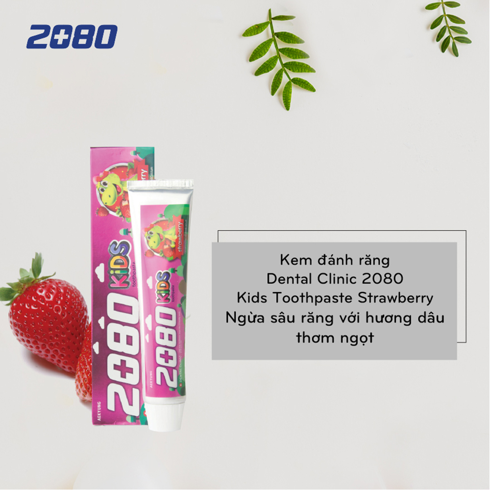 Dental Clinic 2080 Kids Strawberry Toothpaste