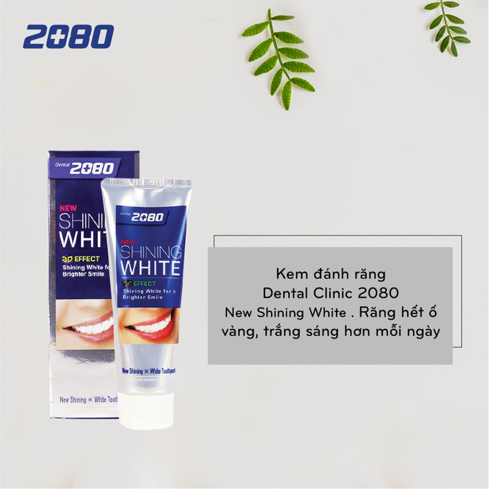 Dental Clinic 2080 Shining White 3D Effect Toothpaste