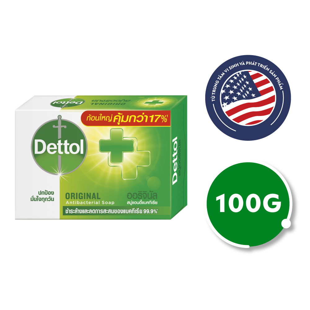 Buy DETTOL, Dettol Original Antibacterial Soap 100g with Special