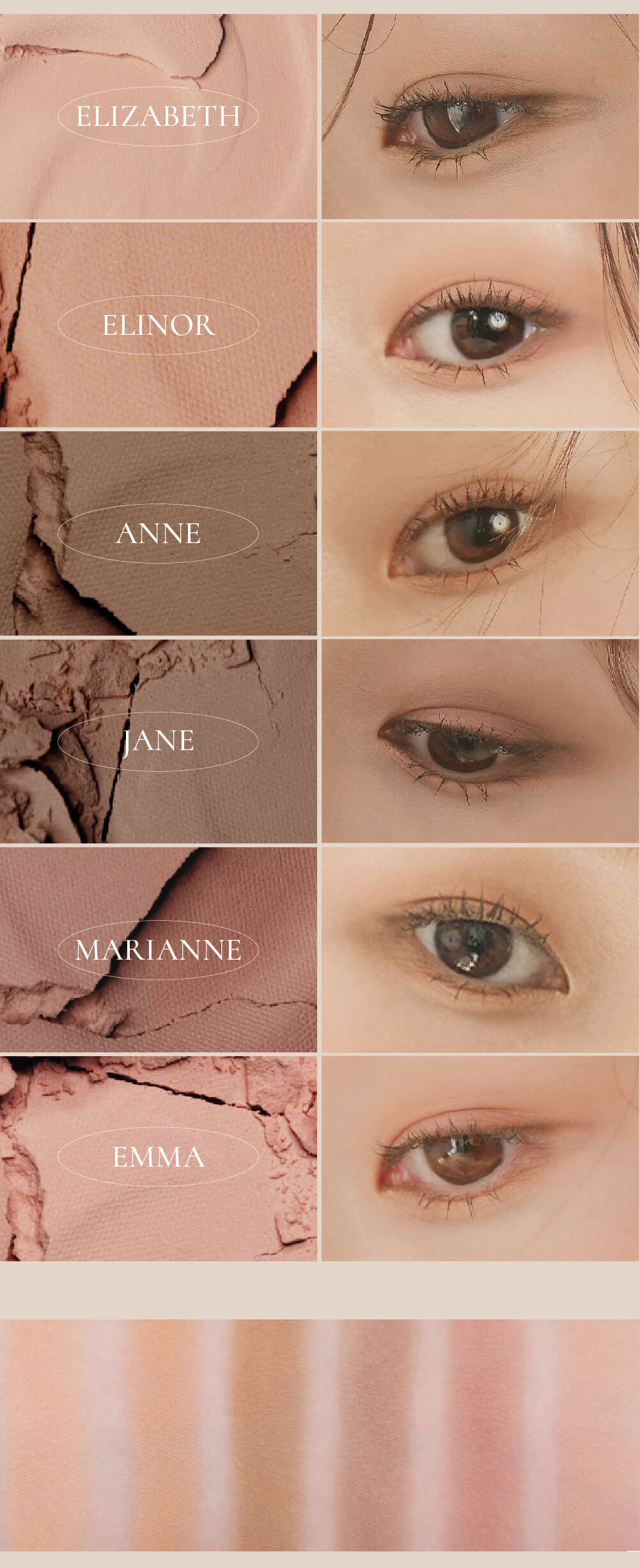 Phấn Mắt Dinto Blur-Finish Shadow 10g là phấn mắt 6 ô, lấy ý tưởng từ các nữ văn hào người Anh ở nhiều thời kỳ phù hợp sử dụng cho mọi loại da. Phấn Mắt Dinto Blur-Finish Shadow 10g là phấn mắt 6 ô, lấy ý tưởng từ các nữ văn hào người Anh ở nhiều thời kỳ - 2