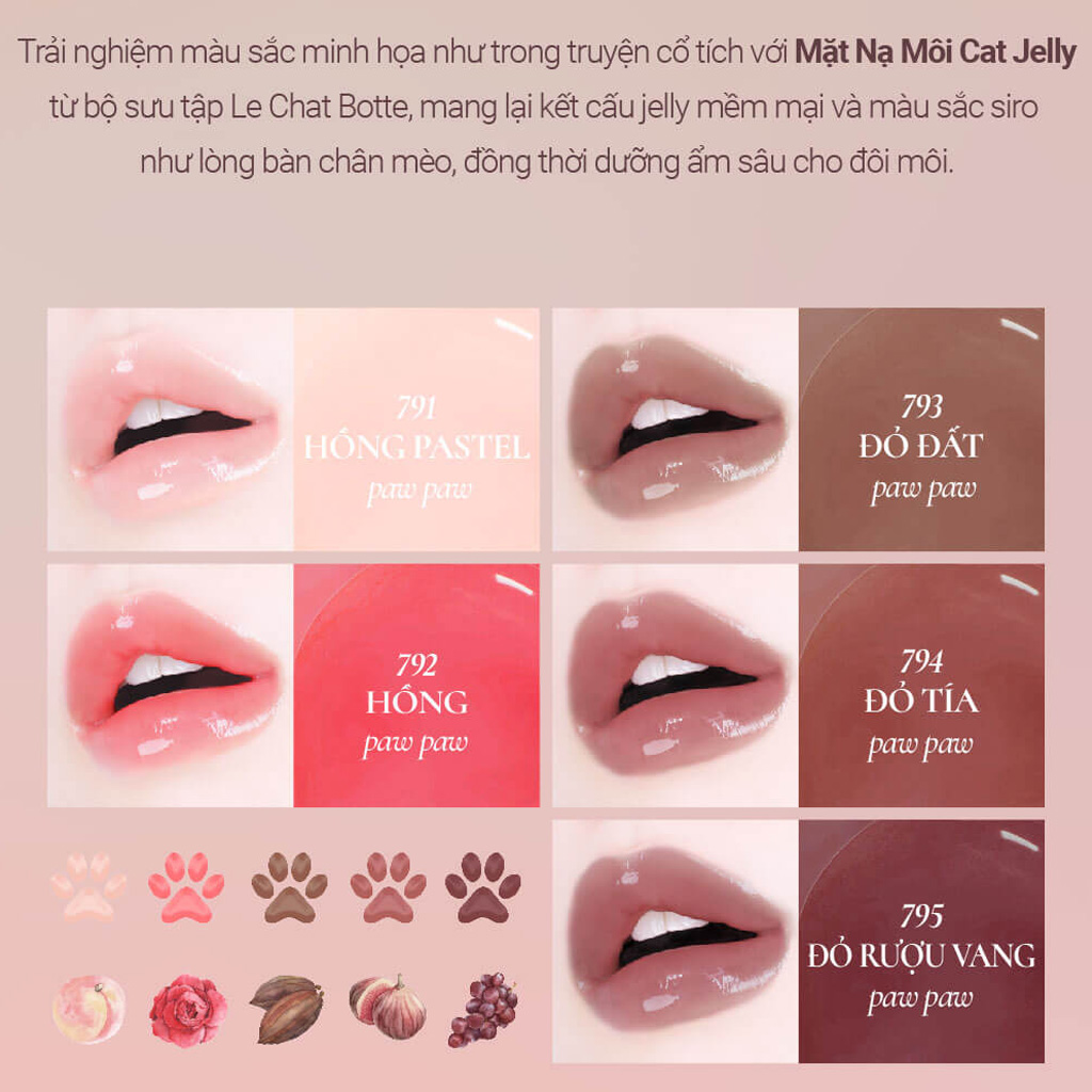 Mặt Nạ Môi Dinto (Le Chat Botte Collection) Chubby Mocchi Jelly Paw Paw Lip Mask 10g phù hợp sử dụng cho mọi loại da. Mặt Nạ Môi Dinto (Le Chat Botte Collection) Chubby Mocchi Jelly Paw Paw Lip Mask 10g - 2