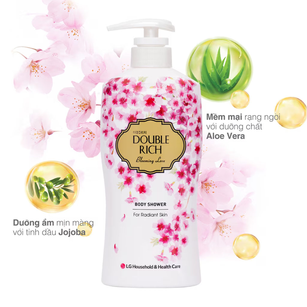 Double Rich Blooming Love Body Shower