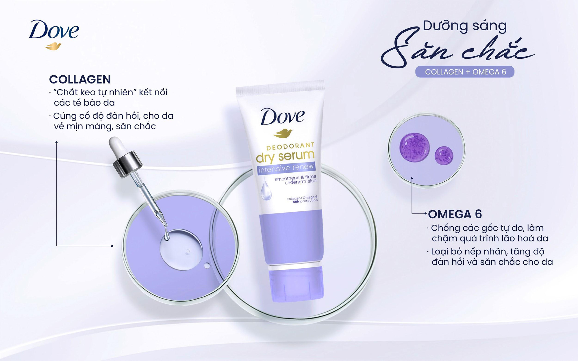 Dove Dry Serum Collagen Omega 6