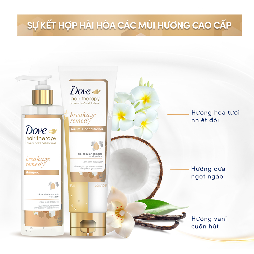Dove Hair Therapy Breakage Remedy Shampoo 380ml