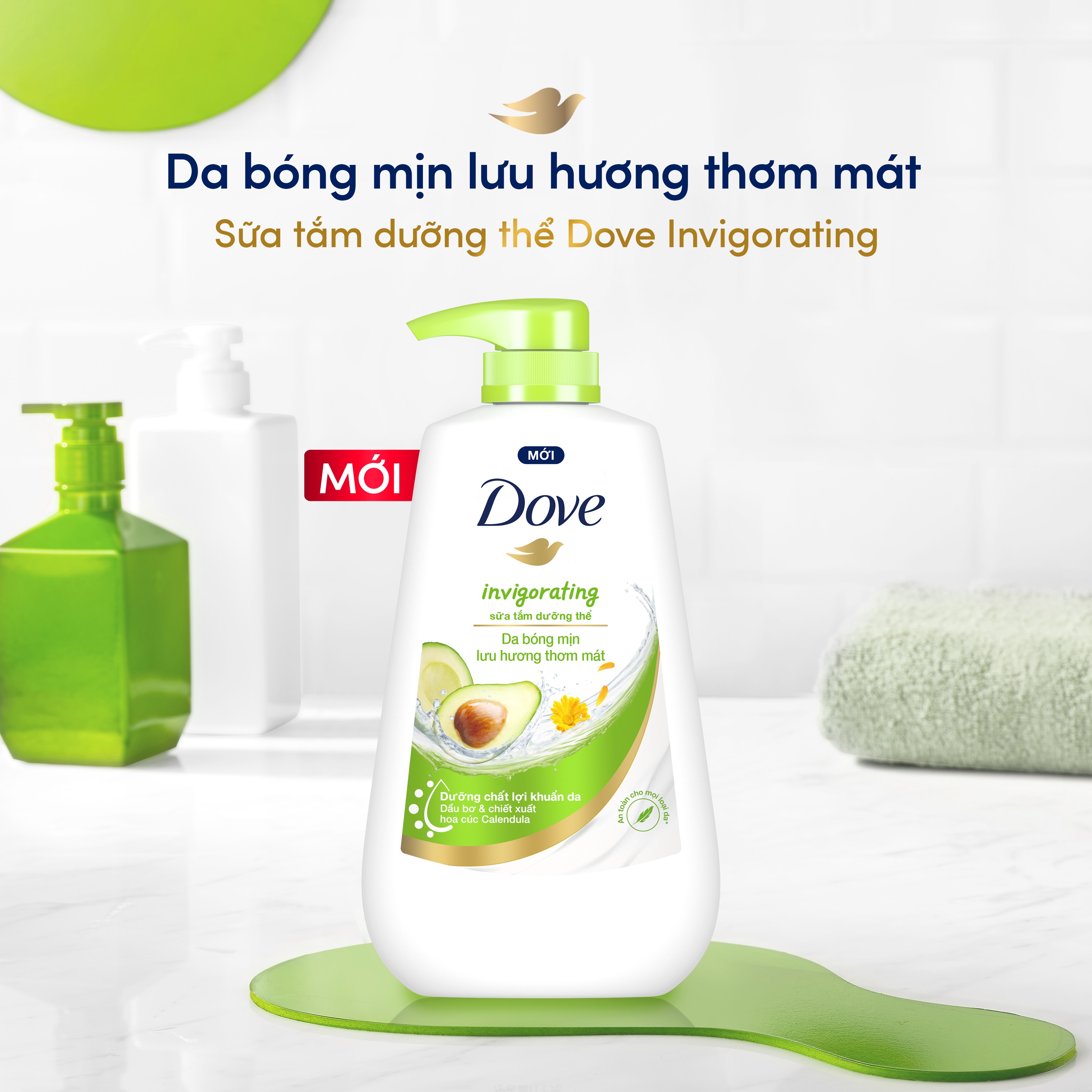 Dove Invigorating Shower 900g