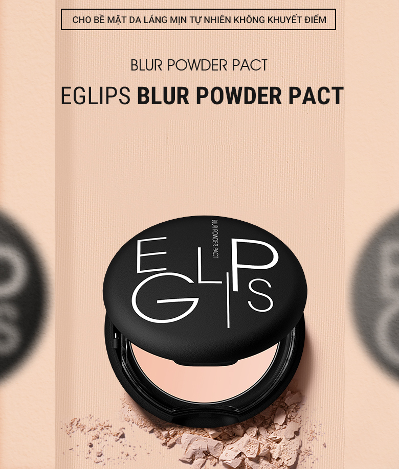 EGLIPS, Phấn Phủ Eglips Blur Powder Pact 9g #23 | Watsons Vietnam