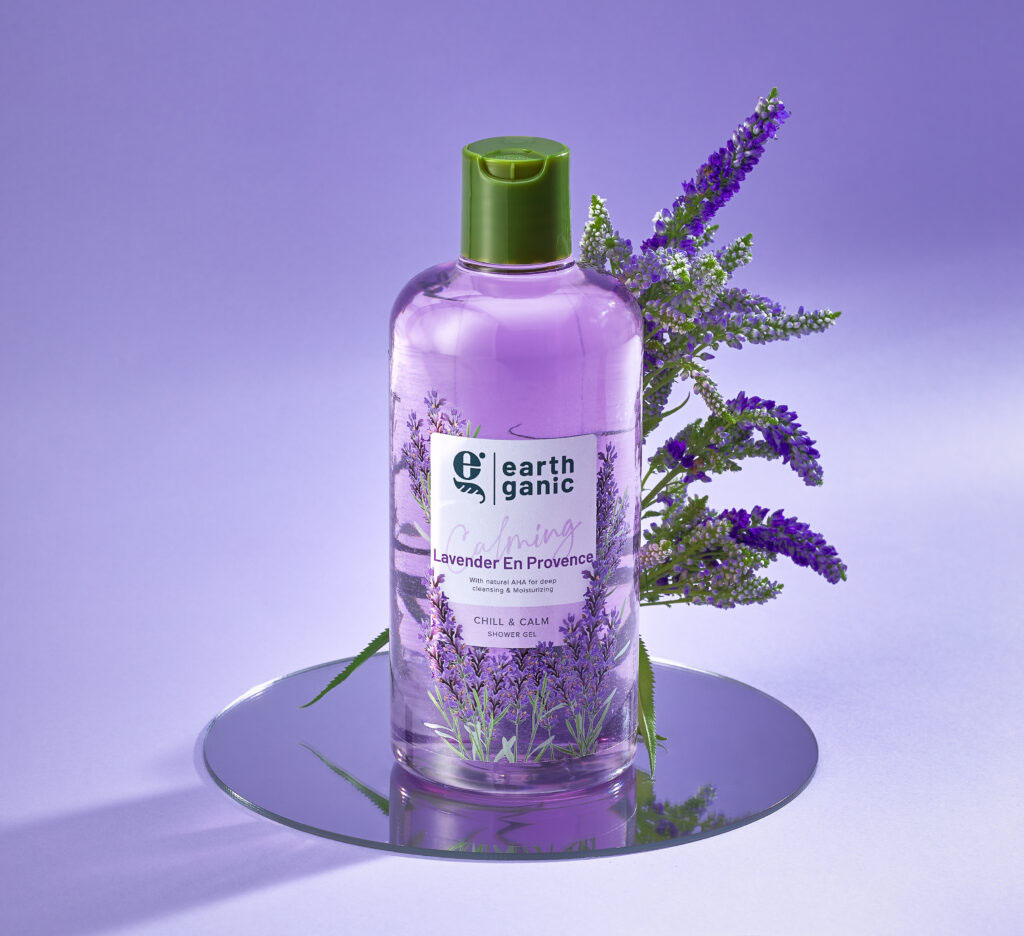 Earthganic Chill & Calm Shower Gel Lavender En Provence