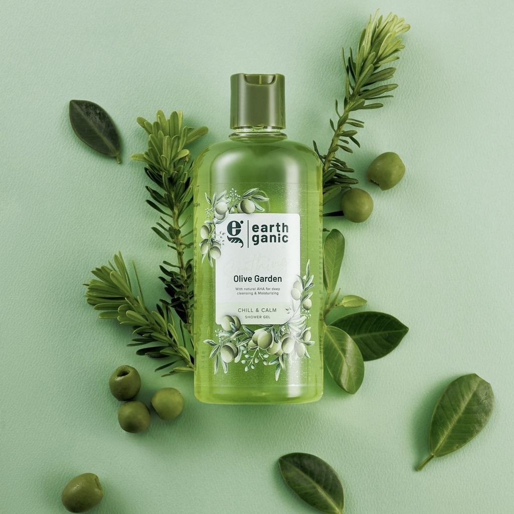 Buy EARTH GANIC Earthganic Chill Calm Shower Gel Olive Garden