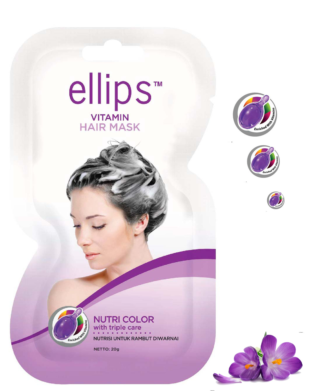 Ellips Vitamins Hair Mask Nutri Color