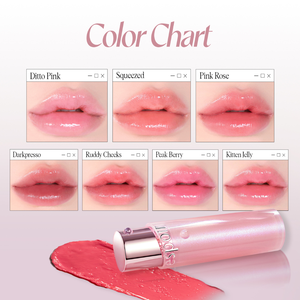 Espoir Bare Glow Lip Balm Combo 3g .#Pinch Rose + Purse