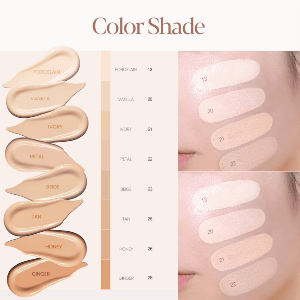 Espoir Be Glow Volume Cushion 13g .#21 Ivory - Hình ảnh chính thức