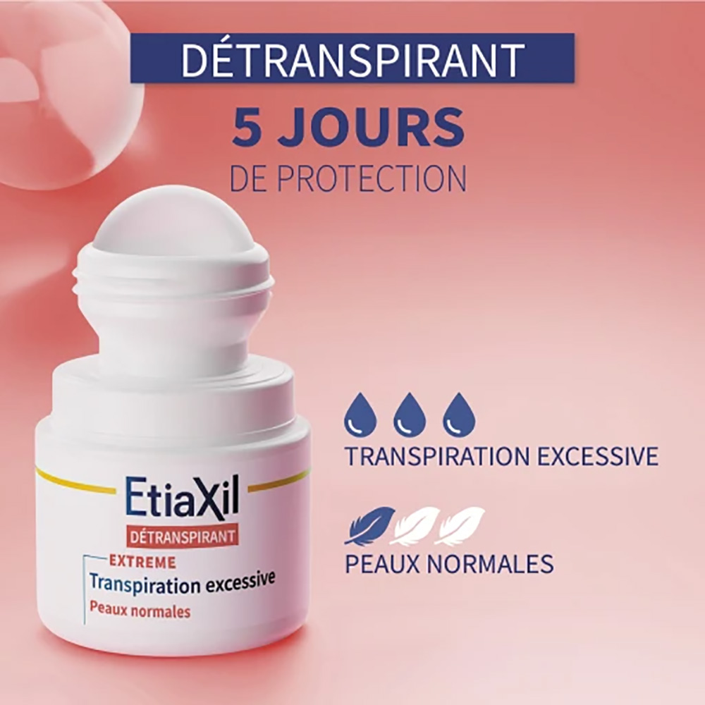 Lăn Khử Mùi Etiaxil Aisselles Normales 15ml - 1