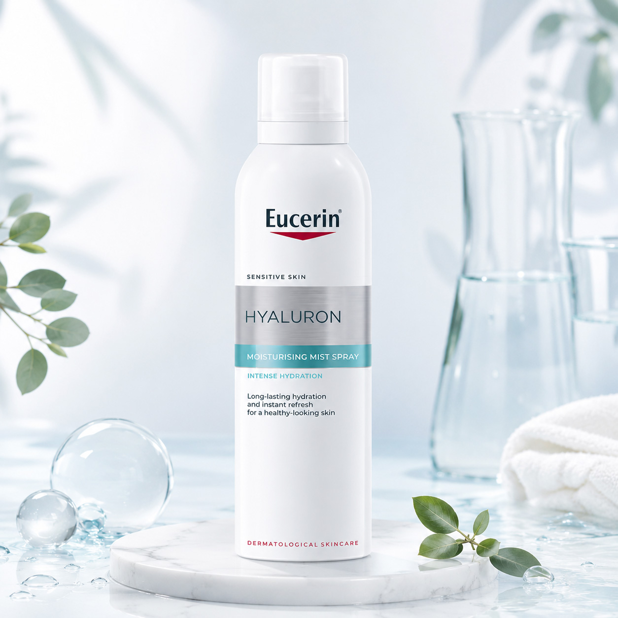 Xịt Khoáng Dưỡng Ẩm Eucerin Hyaluron Moisturizing Mist Spray Cho Da Nhạy Cảm 150ml
