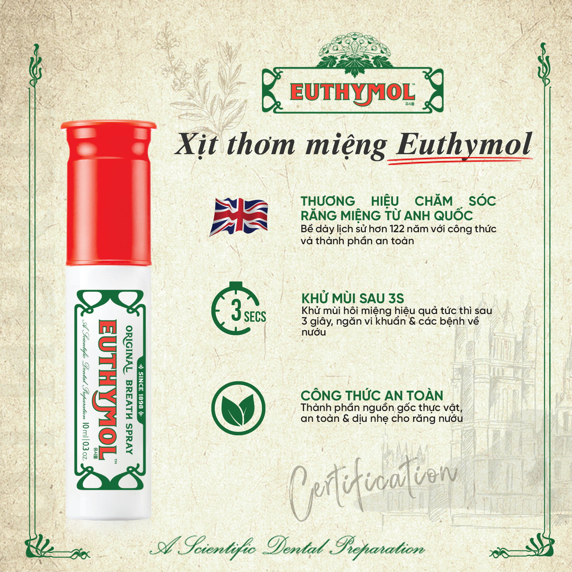 Euthymol Original Breath Spray