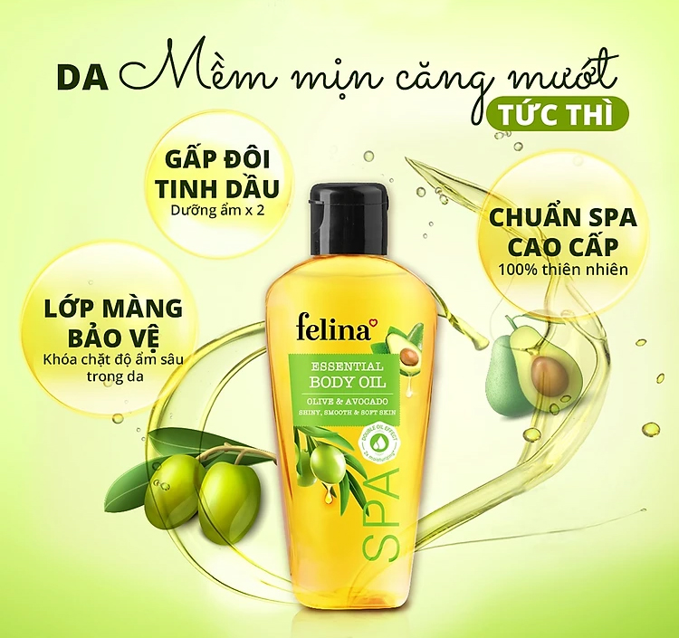 Felina Body Oil Olive Avocado 100ml