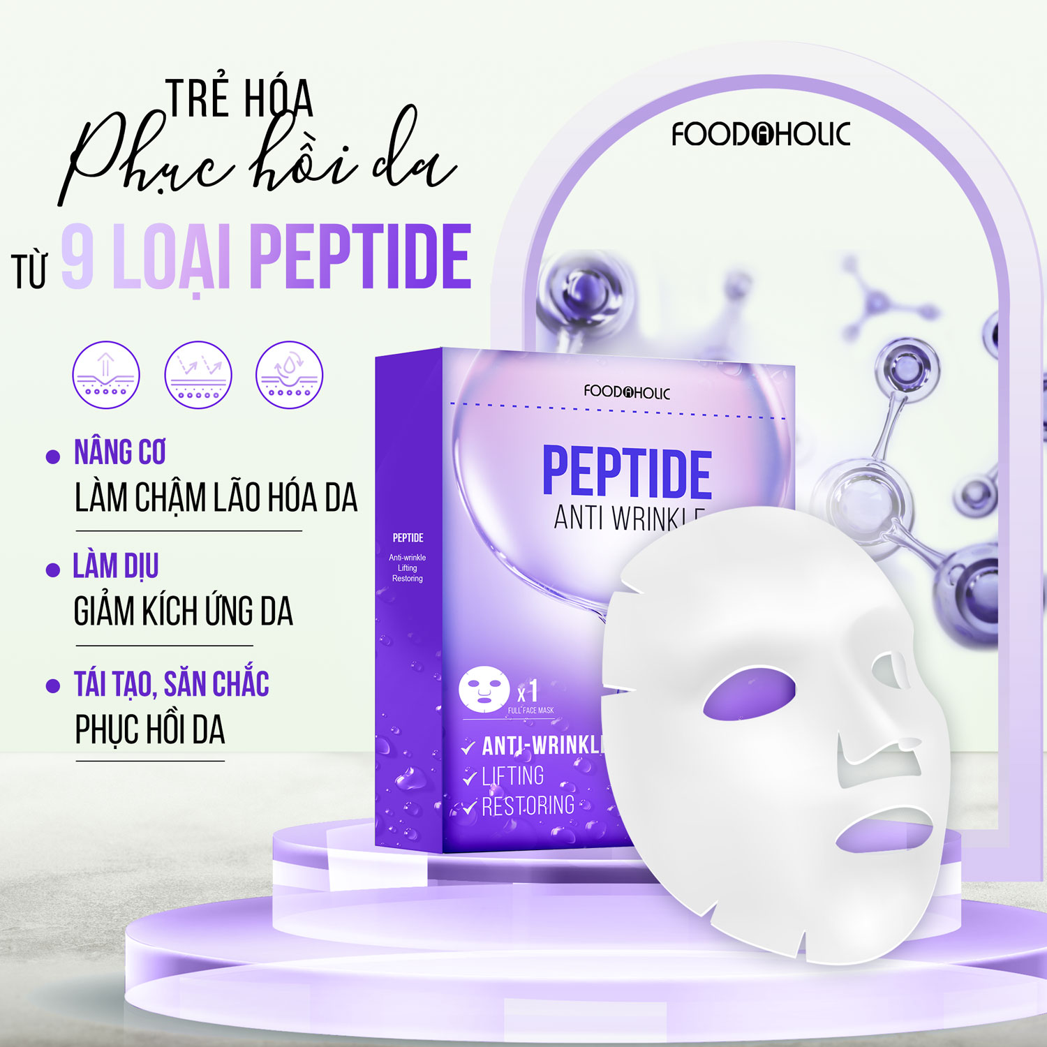 Foodaholic Peptide Anti Wrinkle Mask 23ml