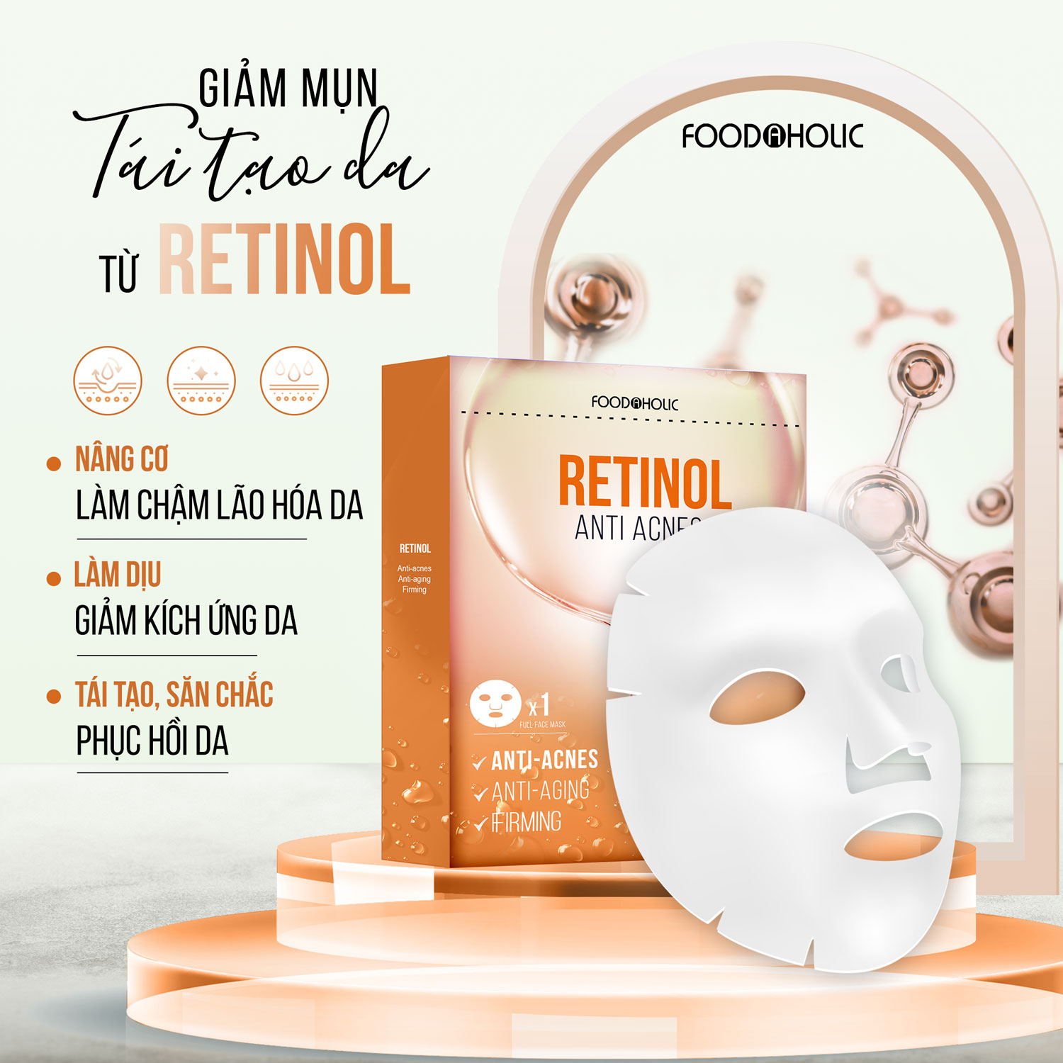 Foodaholic Retinol Anti Acnes Mask 23ml