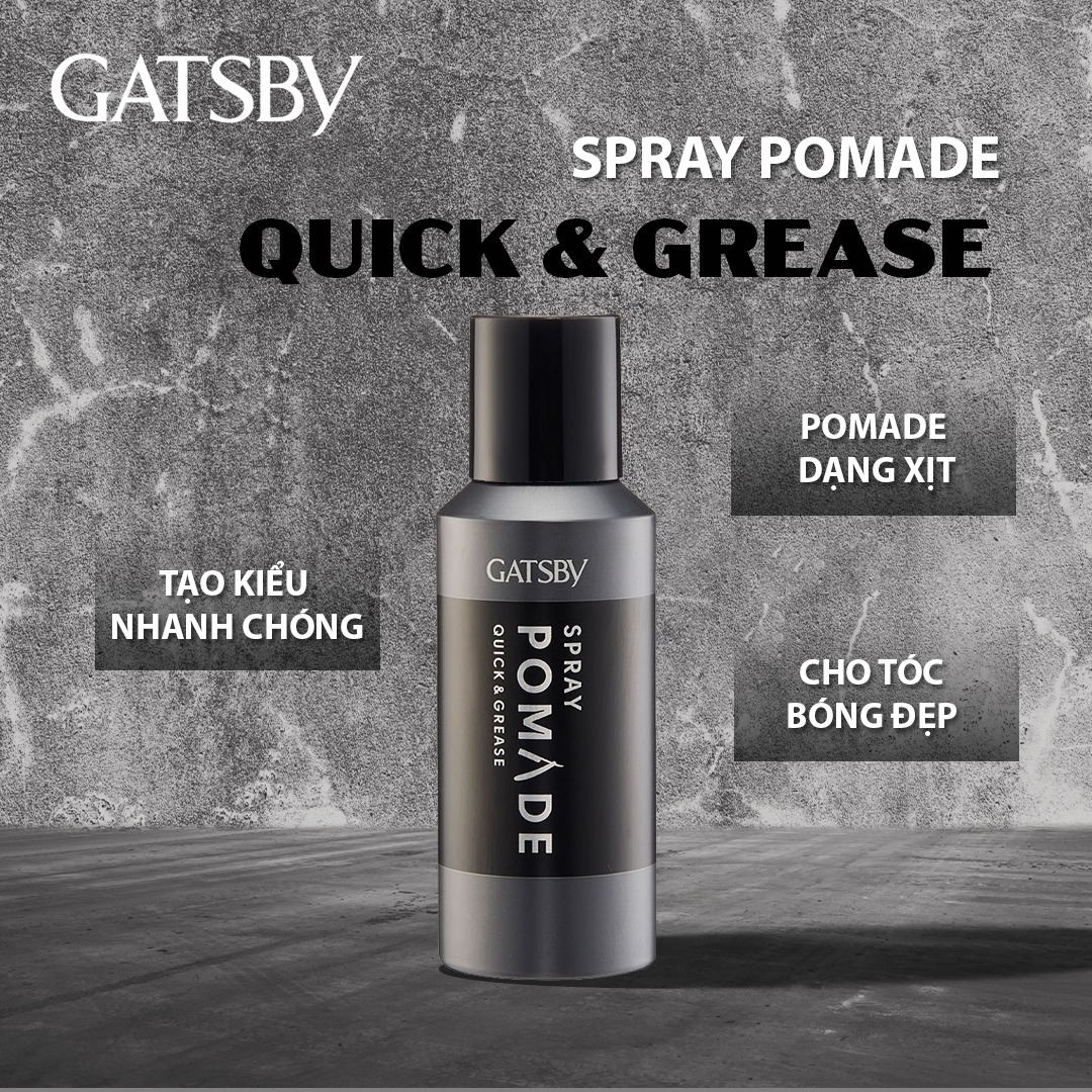 Gatsby Pomade Quick & Grease Spray