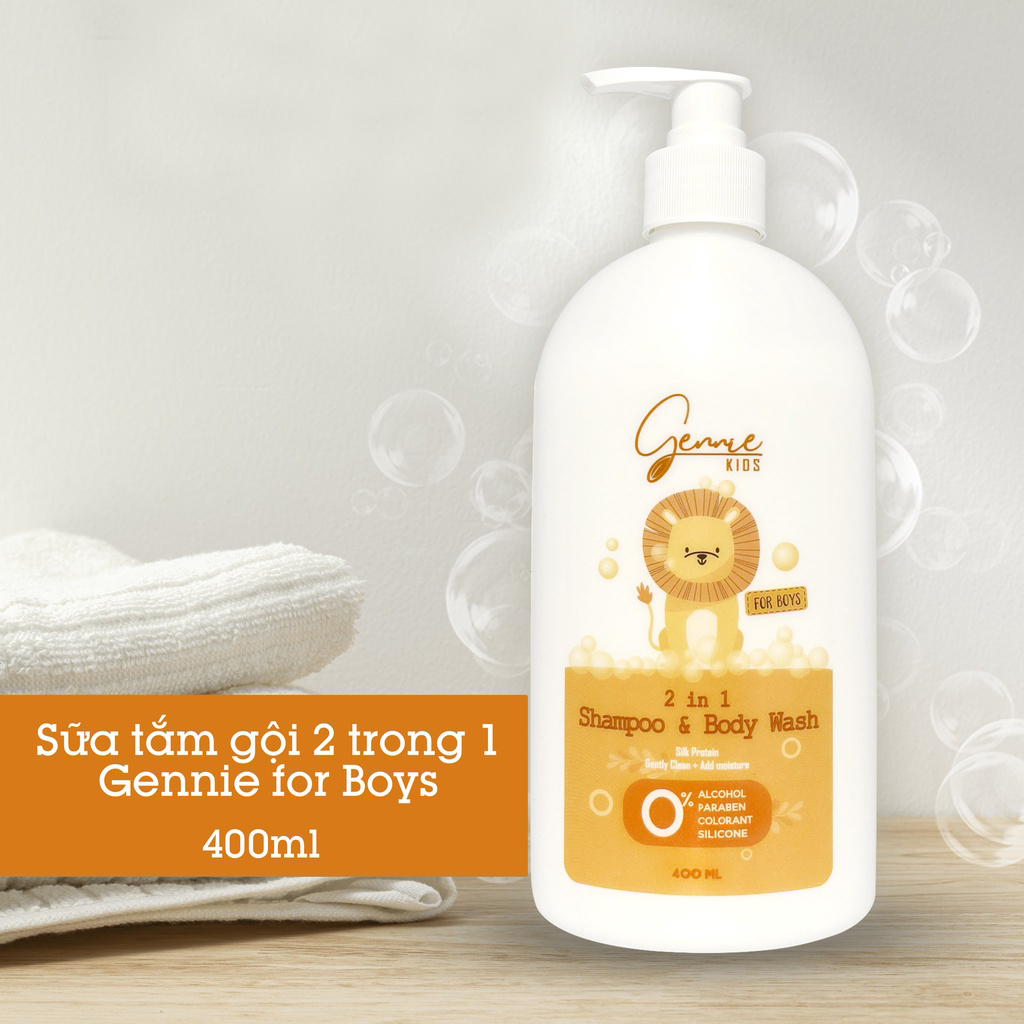 Gennie Kids 2in1 Shampoo & Body Wash For Boys