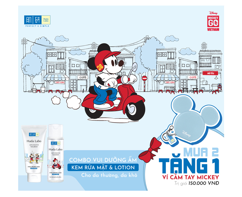 Hada Labo Mickey Combo For Normal Dry Skin