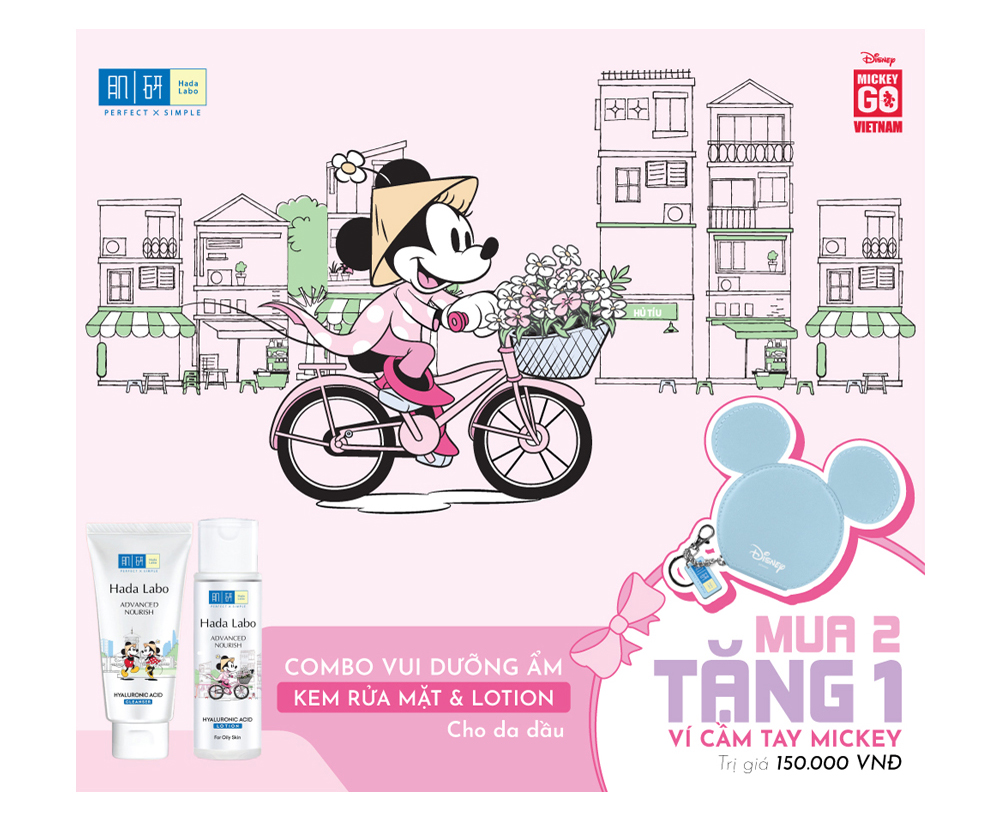 Hada Labo Mickey Combo For Oily Skin