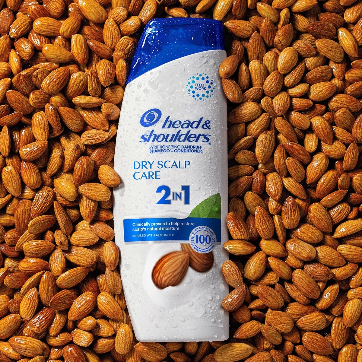 Head&Shoulders Shampoo + Conditioner Dry Scalp Care 2in1 With Almond Oil - 2