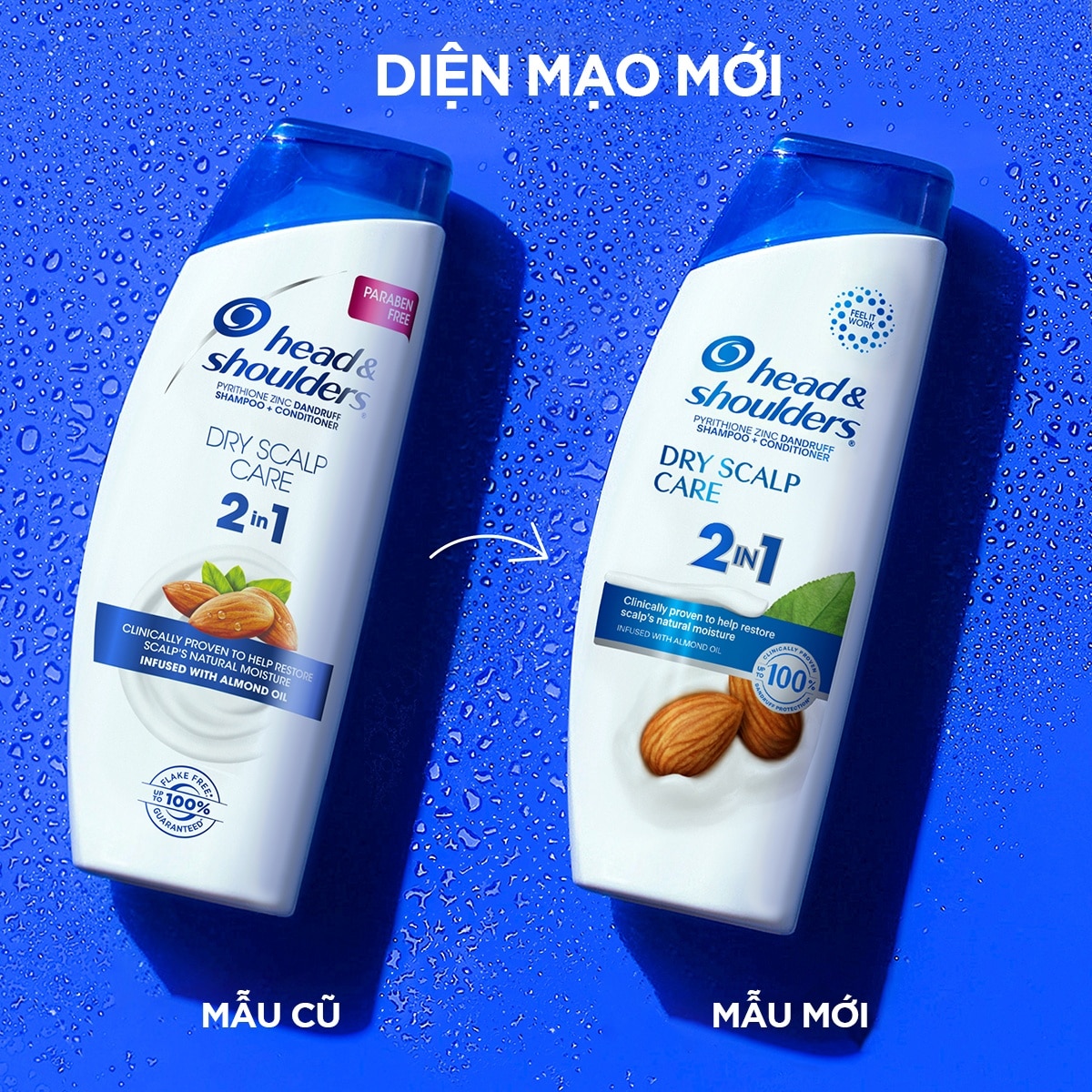 Head&Shoulders Shampoo + Conditioner Dry Scalp Care 2in1 With Almond Oil - 1