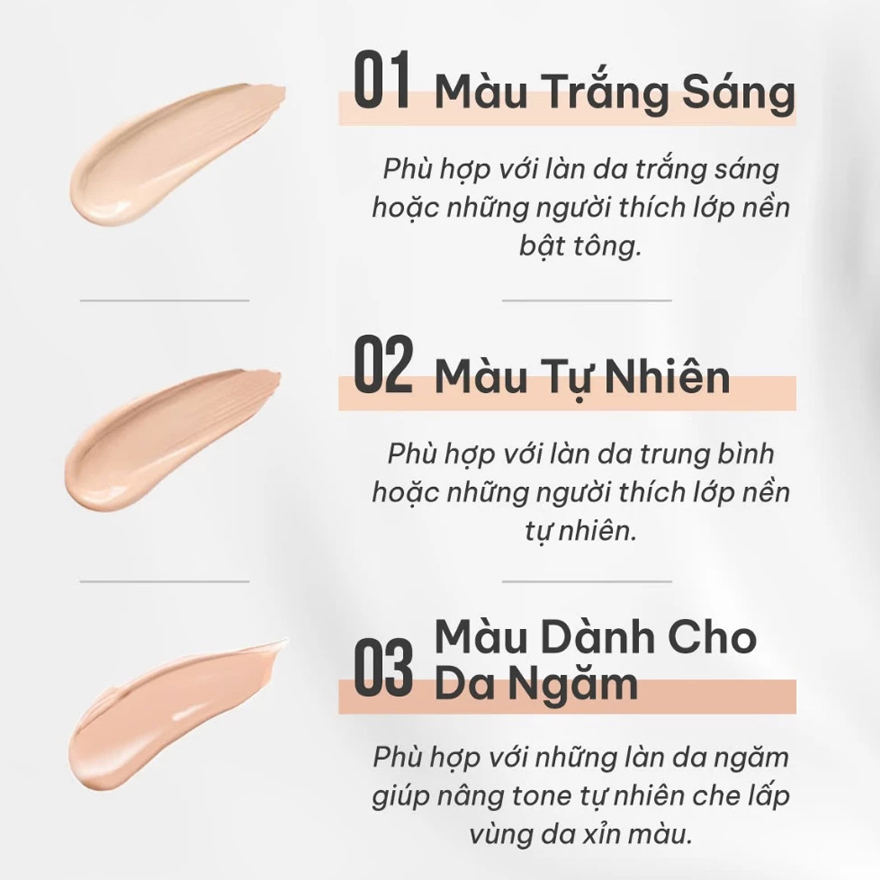 Phấn Nước Hexze Brightening Longlasting Cushion Foundation 15g + LõiThayThế 15g.#Natural MàuTự Nhiên - Hình ảnh chính thức