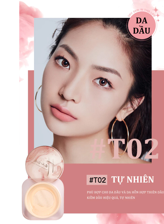 Phấn Phủ Dạng Bột Hexze Light Mist Loose Powder 7g .#T02 Màu Tự Nhiên Phấn Phủ Dạng Bột Hexze Light Mist Loose Powder 7g .#T02 Màu Tự Nhiên - Hình ảnh chính thức