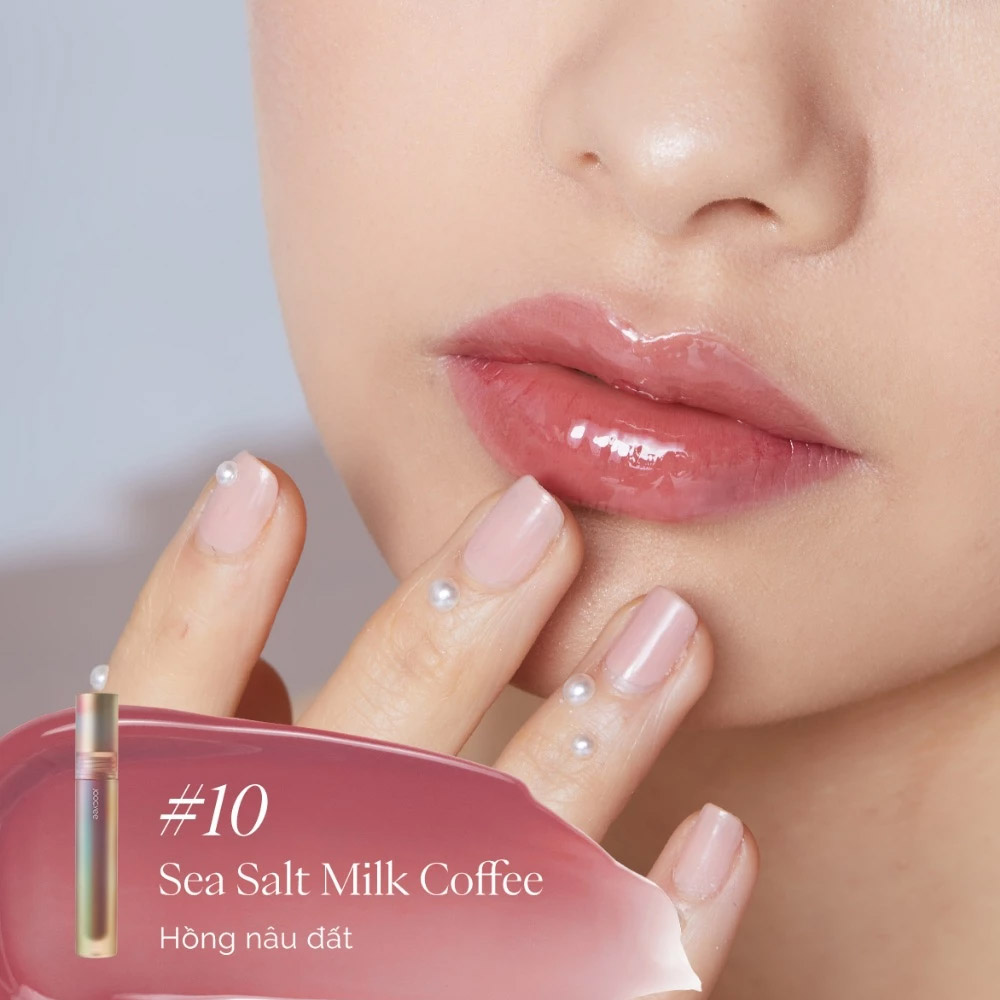 Son Kem Bóng Joocyee Glazed Lipgloss 3.2g .#10 Sea Salt Latte - Hình ảnh chính thức