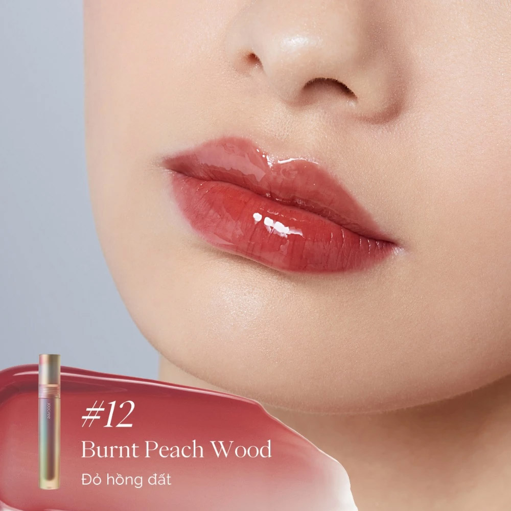 Son Kem Bóng Joocyee Glazed Lipgloss 3.2g .#12 Persimmon Jelly - Hình ảnh chính thức