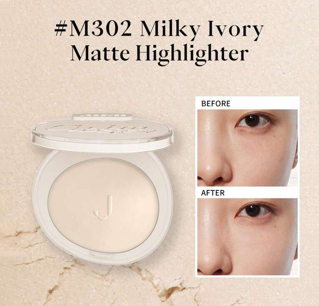 Phấn Bắt Sáng Joocyee Highlighter 4.3g .#M302 Creamy Ivory - Hình ảnh chính thức