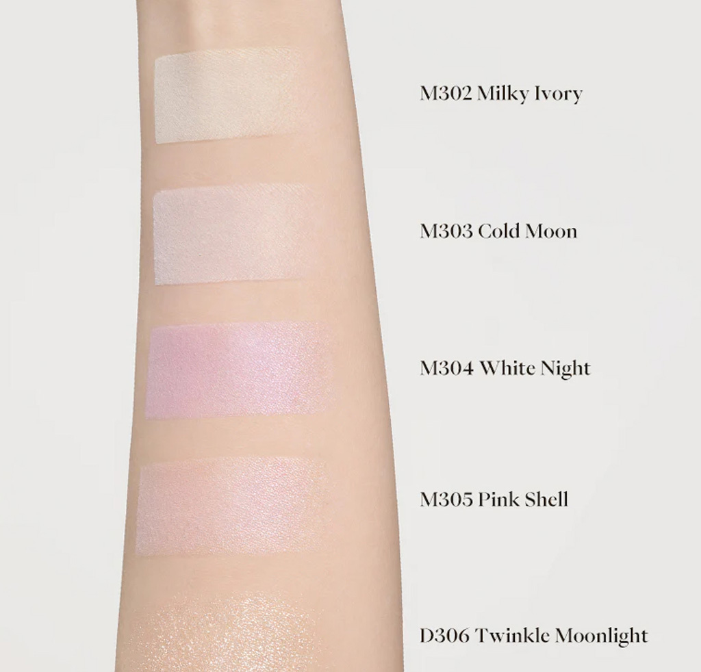 Phấn Bắt Sáng Joocyee Highlighter 4.3g .#M302 Creamy Ivory - Hình ảnh chính thức