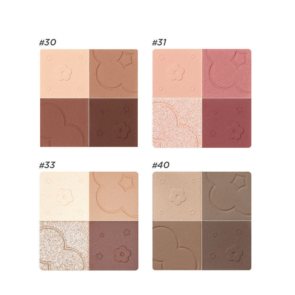 Bảng Phấn Mắt 4 Màu Judydoll 4Colors Eyeshadow 4.8g .#40 - Hình ảnh chính thức