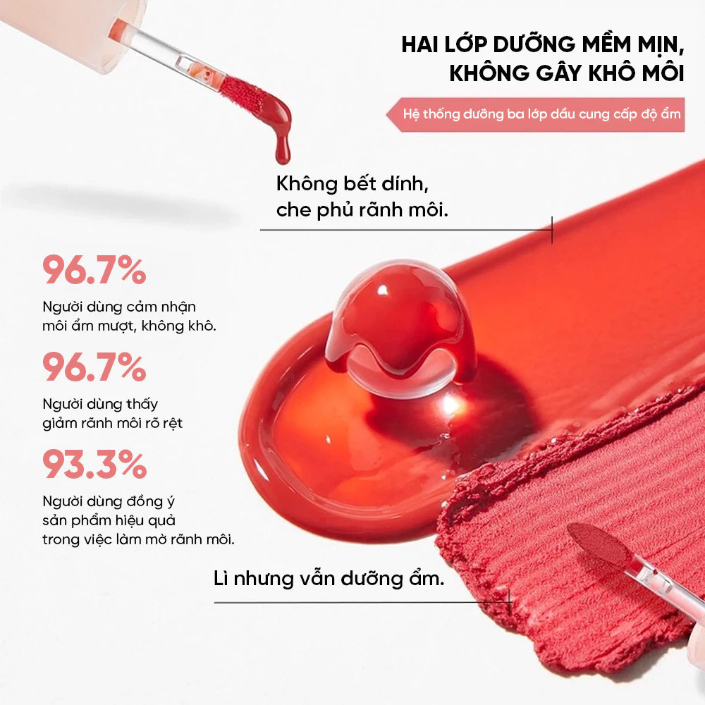 Son Bóng Judydoll Glazed Lip Gloss 2.8g .#G02 Đào Hồng Pha Cam - Hình ảnh chính thức