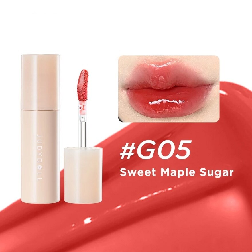Son Bóng Judydoll Glazed Lip Gloss 2.8g .#G05 Đỏ Cam Lá Phong Son Bóng Judydoll Glazed Lip Gloss 2.8g .#G05 Đỏ Cam Lá Phong - Hình ảnh chính thức