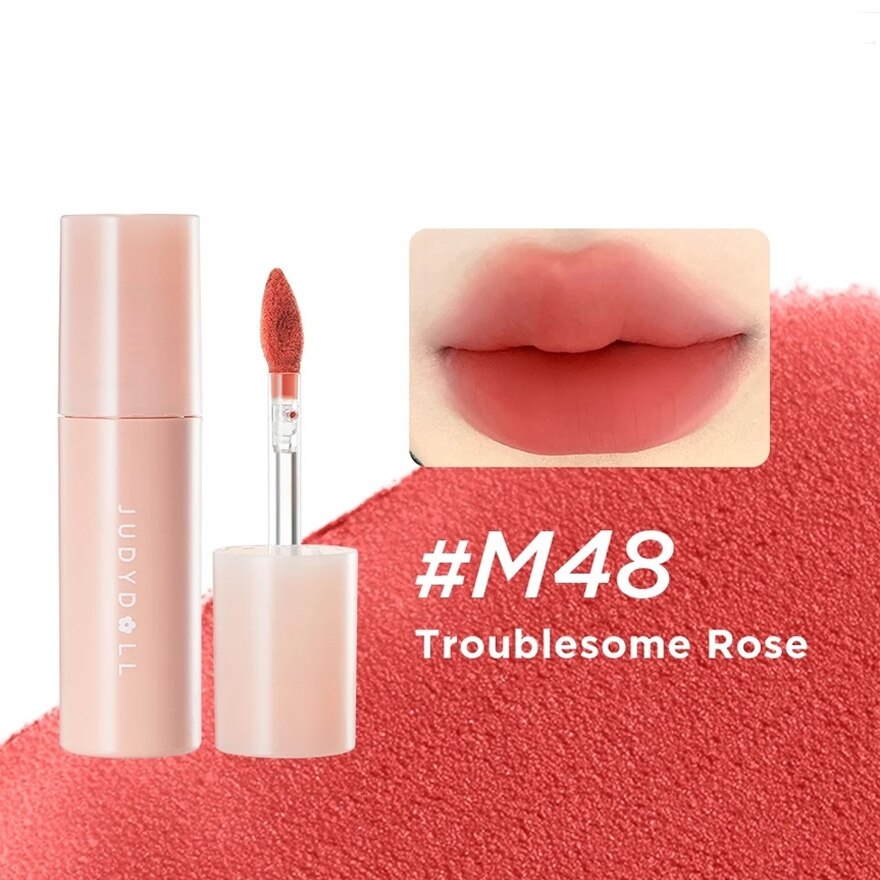 Son Kem Judydoll Matte Lip Mud 2.8g .#M48 Hồng Đỏ Đất Son Kem Judydoll Matte Lip Mud 2.8g .#M48 Hồng Đỏ Đất - Hình ảnh chính thức