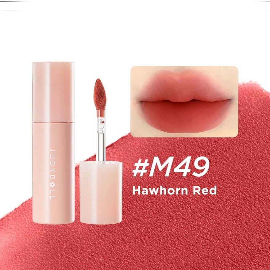 Son Kem Judydoll Matte Lip Mud 2.8g .#M49 Đỏ Táo Mèo Son Kem Judydoll Matte Lip Mud 2.8g .#M49 Đỏ Táo Mèo - Hình ảnh chính thức