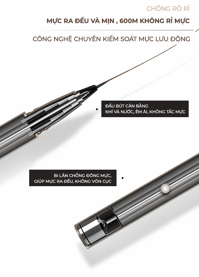 Bút Kẻ Mắt Nước Judydoll Skinny Liquid Eyeliner 0.5ml phù hợp sử dụng cho phong cách trang điểm tự nhiên Bút Kẻ Mắt Nước Judydoll Skinny Liquid Eyeliner 0.5ml - 2