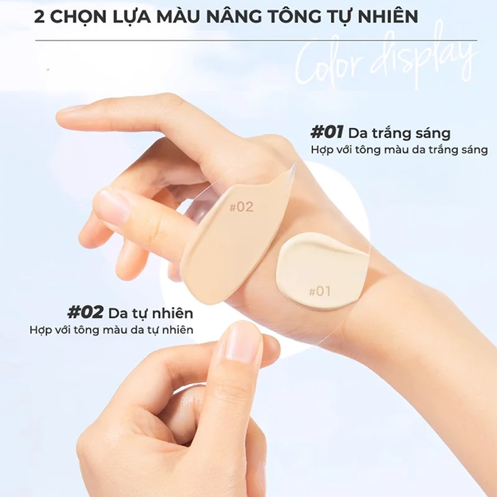 Kem Chống Nắng Judydoll Sun Defense Tinted Moisturizer SPF50+ PA++++ 40g .#02