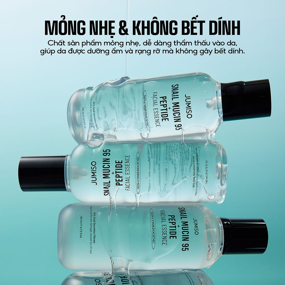 Tinh Chất Jumiso Snail Mucin 95 + Peptide Facial Essence 140ml - 1