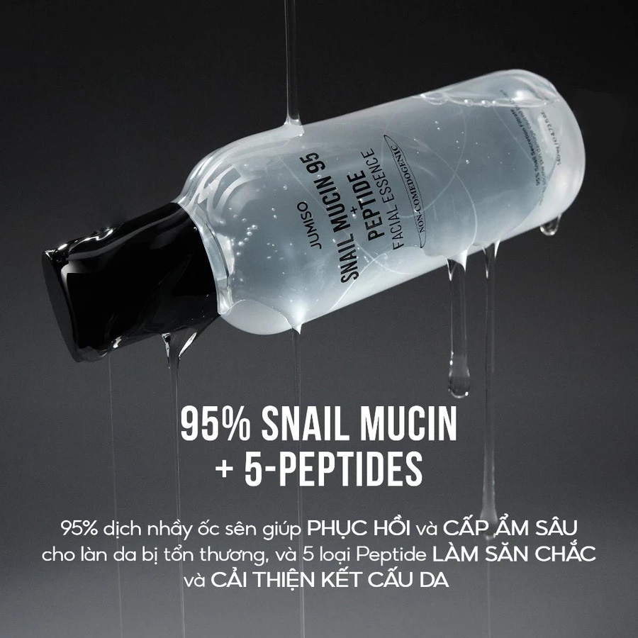 Tinh Chất Jumiso Snail Mucin 95 + Peptide Facial Essence 140ml - 2