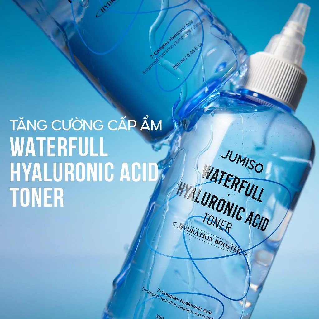 Nước Hoa Hồng Jumiso Waterfull Hyaluronic Acid Toner 250ml - 1