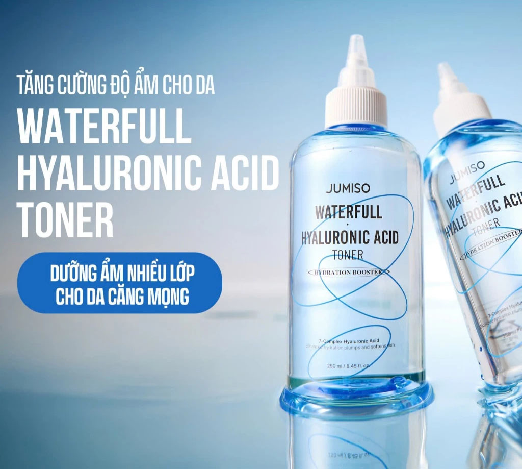 Nước Hoa Hồng Jumiso Waterfull Hyaluronic Acid Toner 250ml - 2