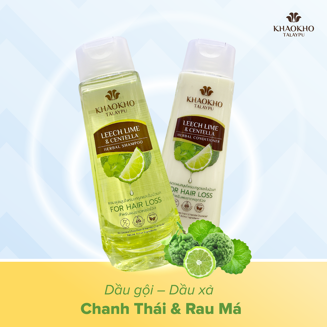 Khaokho Talaypu Leech Lime & Centella Shampoo 330ml