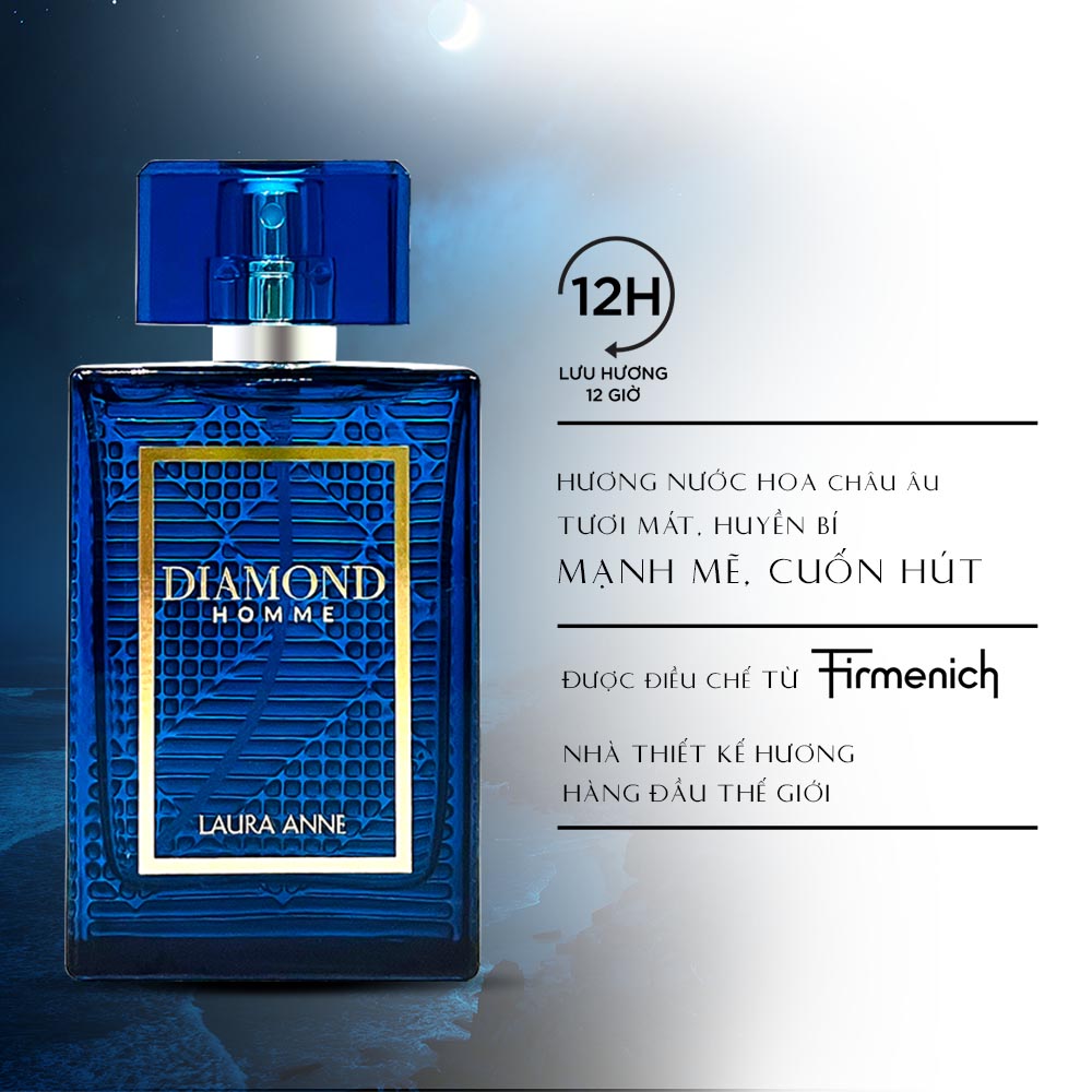 Laura Anne Diamond Homme Dark Blue 45ml