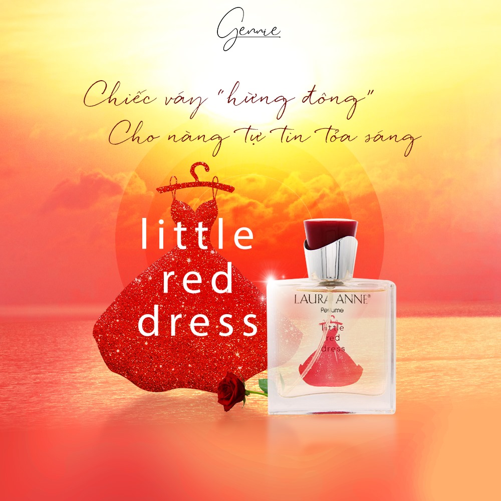 Red discount dress perfume