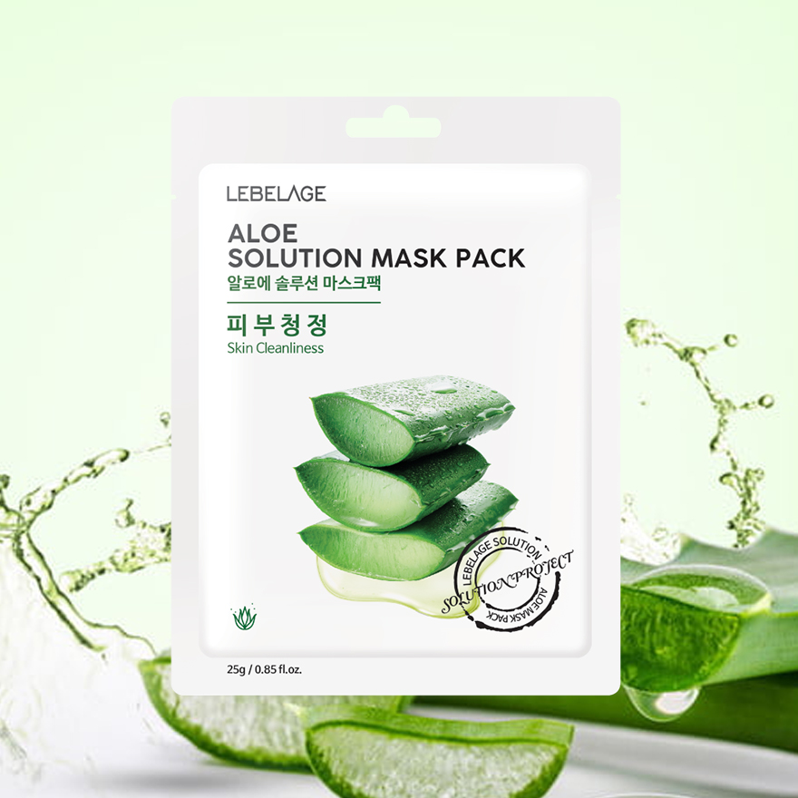 Lebelage Aloe Solution Mask Pack Skin Cleanliness