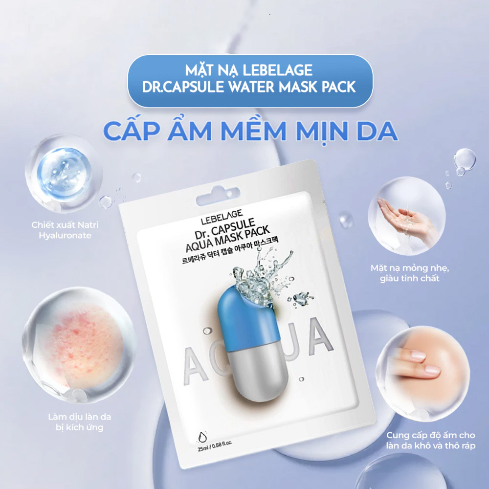 Mặt Nạ Lebelage Cấp Nước Dr.Capsule Aqua Mask Pack 25ml