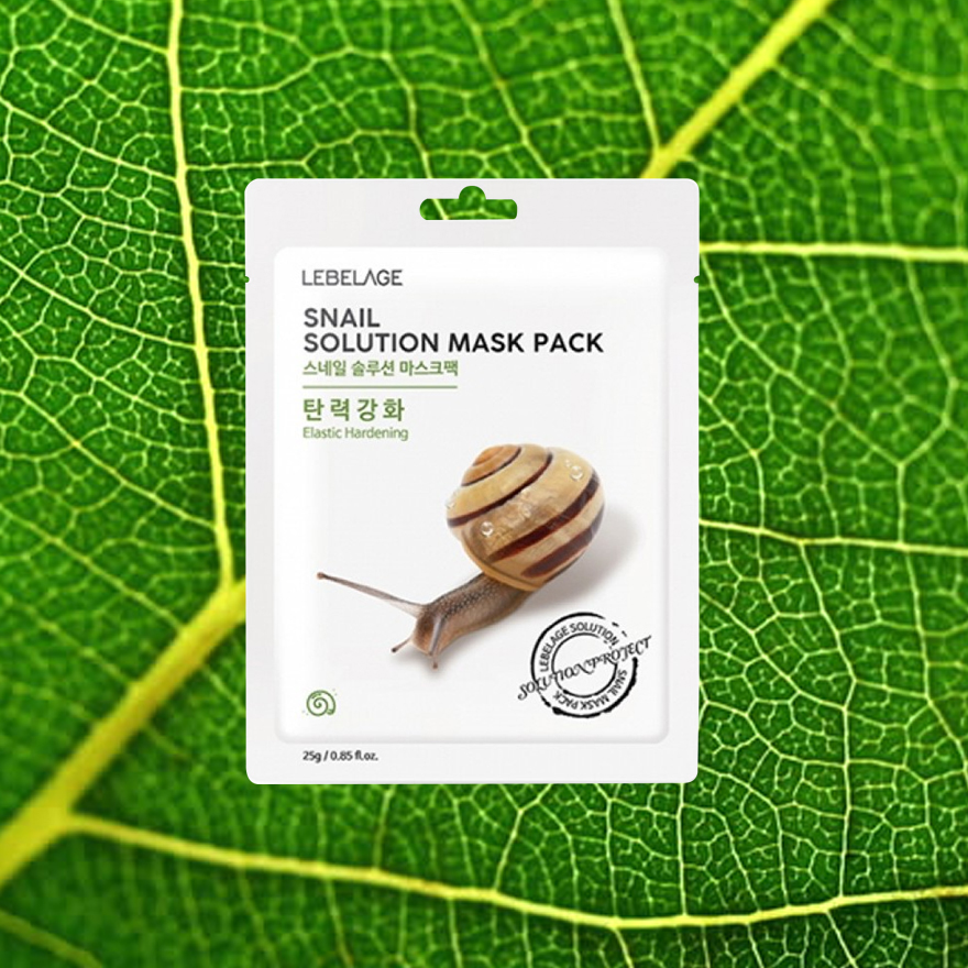 Lebelage Snail Solution Mask Pack Elastic Hardening 25g